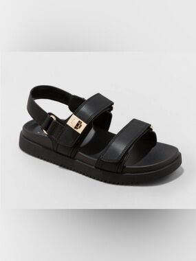 NWOT Jonie Ankle Strap Footbed Sandals - A New Day
